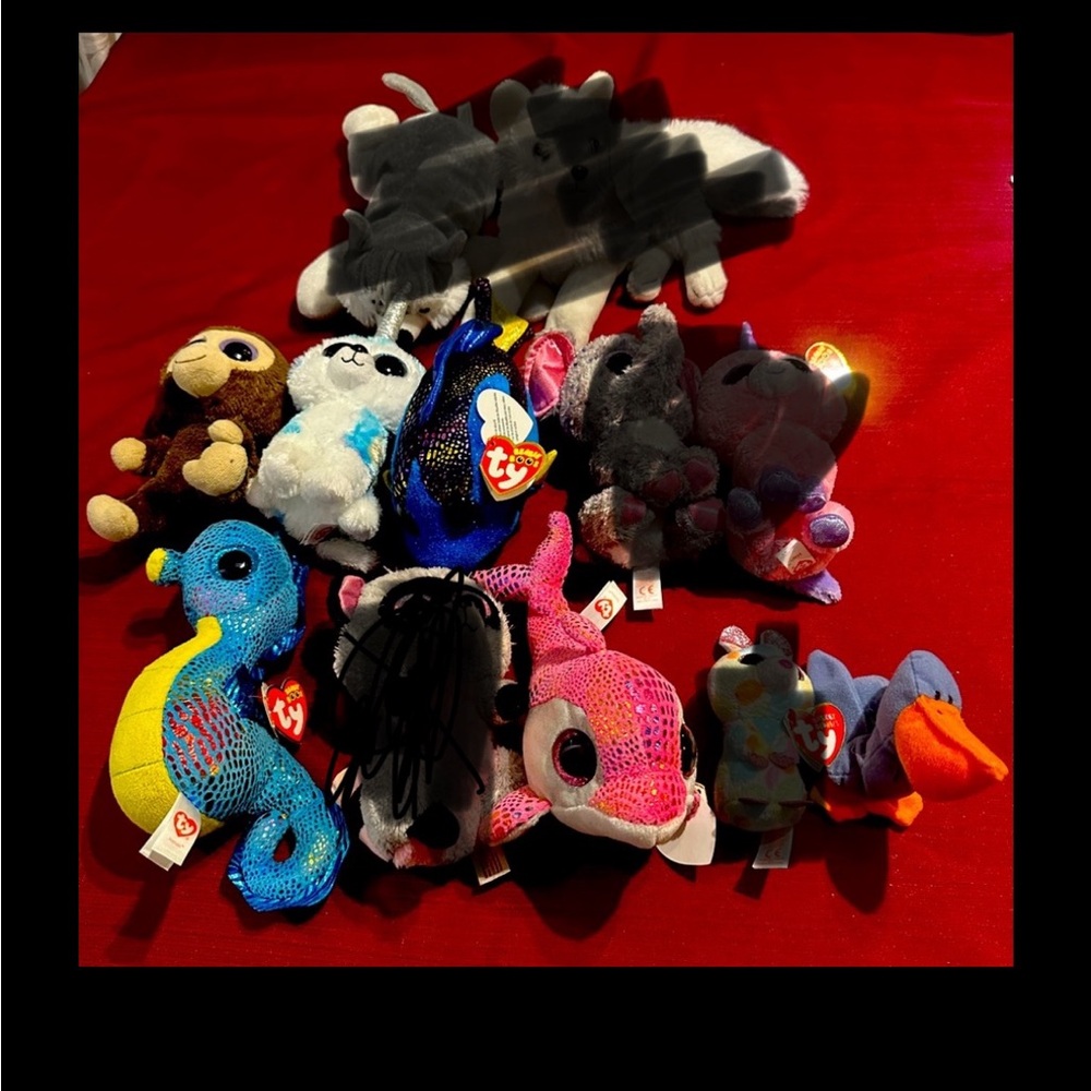 Ty beanie boos mini cuddlekins vintage retired stuffed toys collectible variety